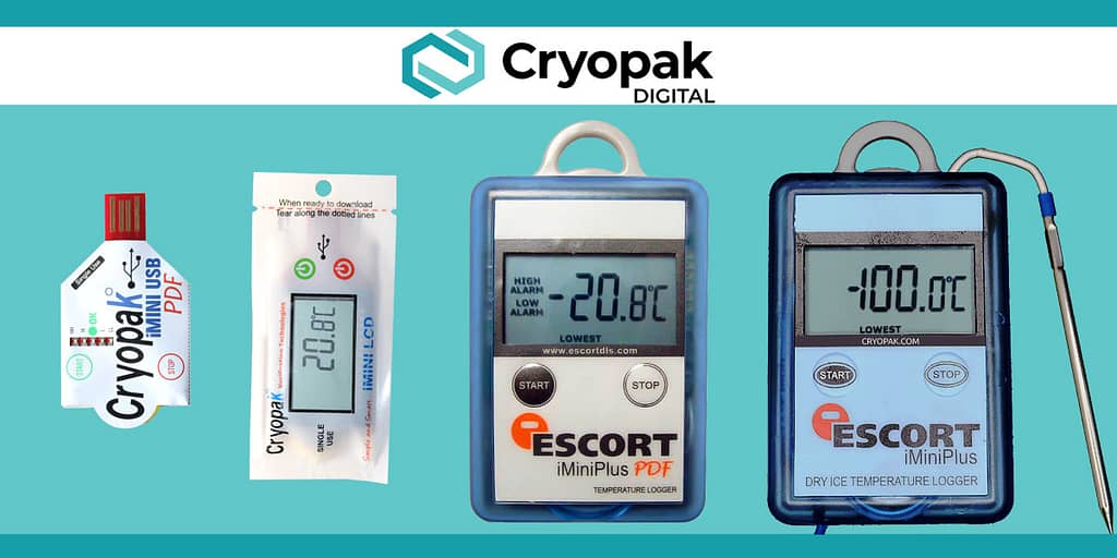 Cryopak dataloggere og temperaturloggere