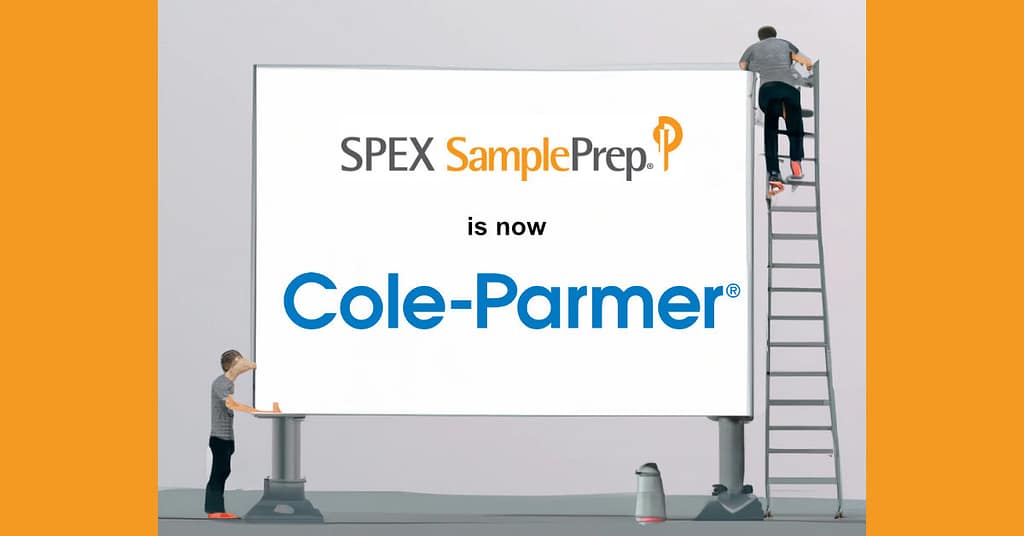 Spex Sampleprep Is Now Cole Parmer