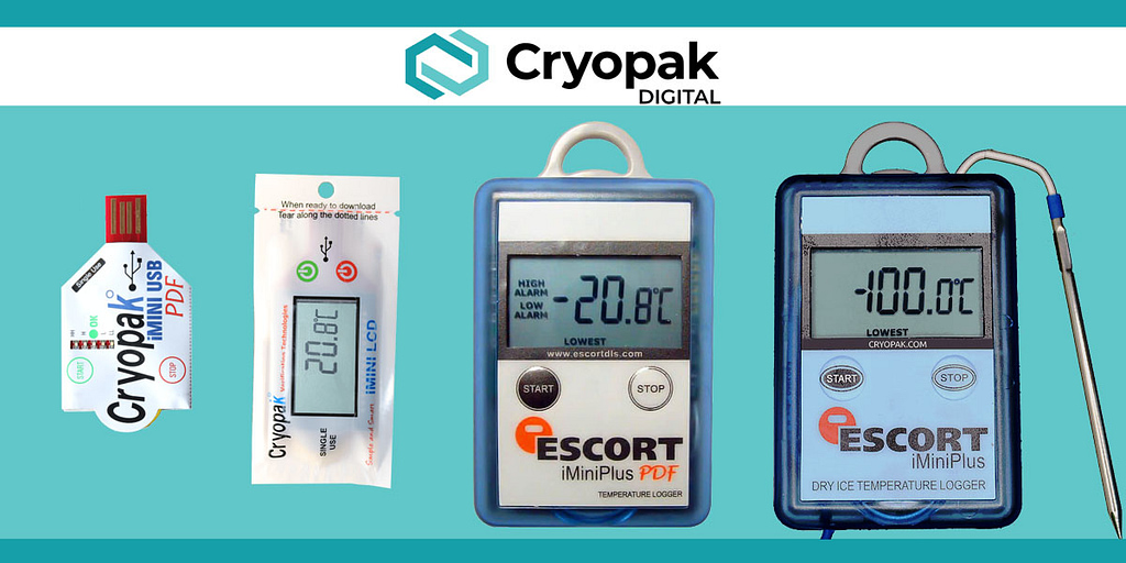 Cryopak dataloggere og temperaturloggere