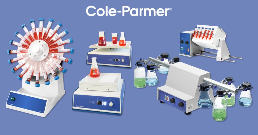 Diverse ristemaskiner fra Cole-Parmer til bruk i laboratoriet